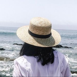 Straw Boater Hat